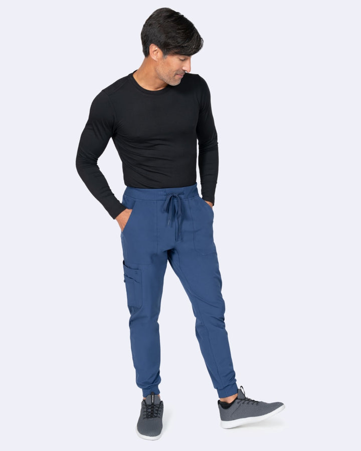 PANTALÓN JOGGER HOMBRE 3029 AZUL MARINO