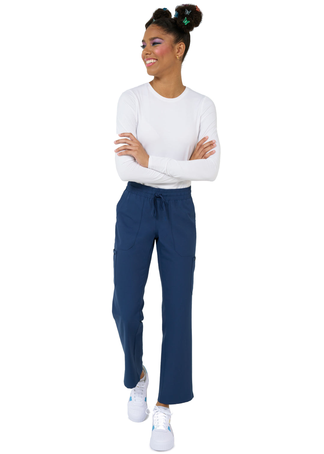 PANTALÓN MUJER 3063 AZUL MARINO